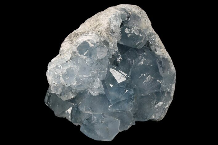 Sky Blue Celestine (Celestite) Crystal Cluster - Madagascar #173074